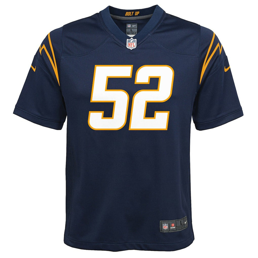 Khalil Mack  Youth Game Jersey - Los Angeles Chargers