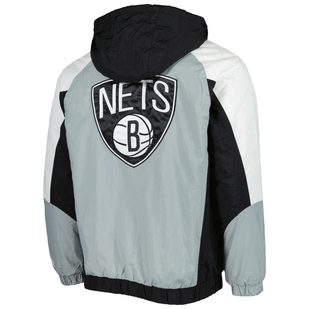 NBA Brooklyn Nets Starter Body Check Raglan Hoodie Half-Zip Jacket
