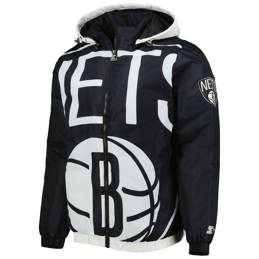 NBA Brooklyn Nets Starter The Triple Double Full-Zip Hoodie Jacket