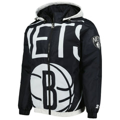 NBA Brooklyn Nets Starter The Triple Double Full-Zip Hoodie Jacket