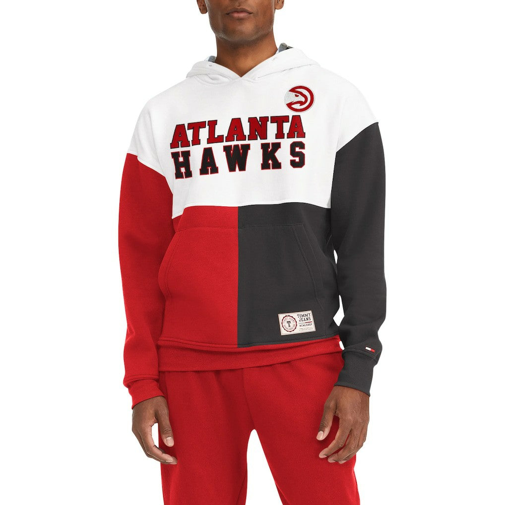 NBA Atlanta Hawks Tommy Jeans Andrew Split Pullover Hoodie
