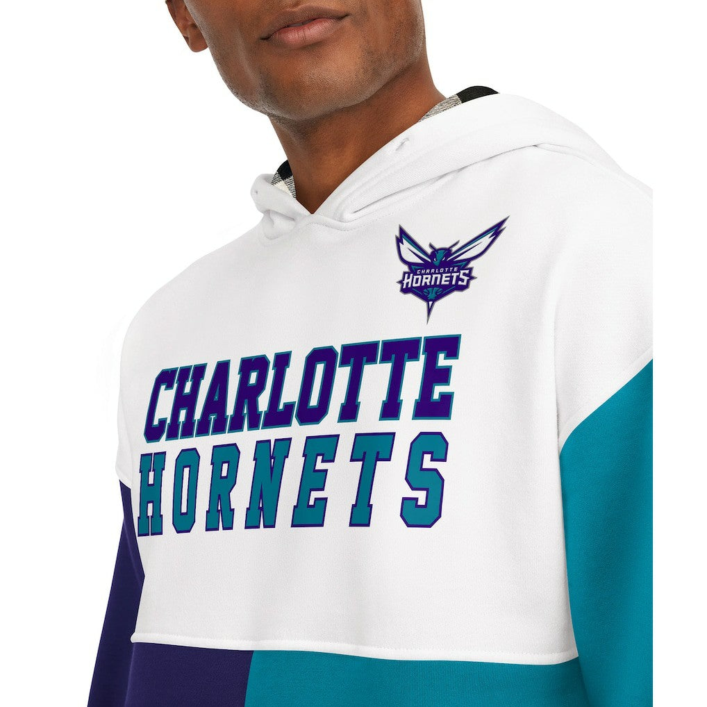 NBA Charlotte Hornets Tommy Jeans Andrew Split Pullover Hoodie