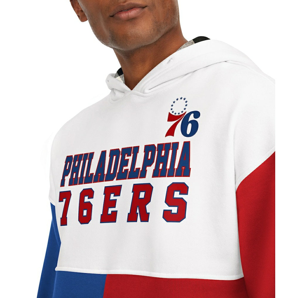NBA Philadelphia 76ers Tommy Jeans Andrew Split Pullover Hoodie