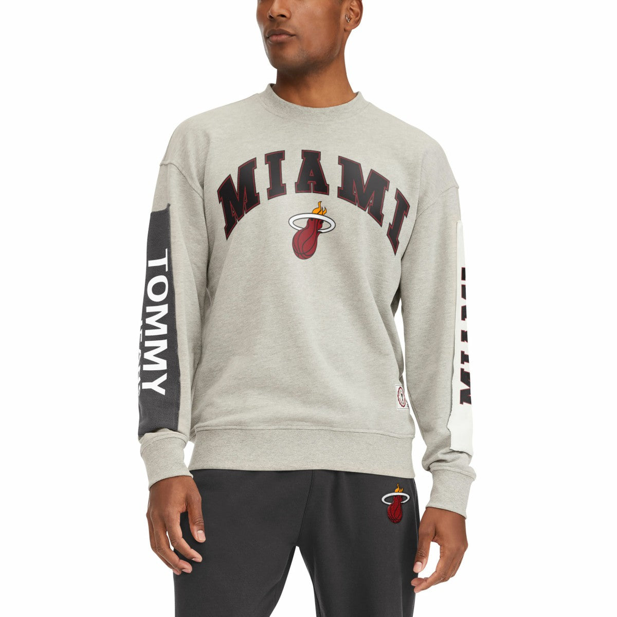 NBA Miami Heat Tommy Jeans James Patch Pullover Sweatshirt