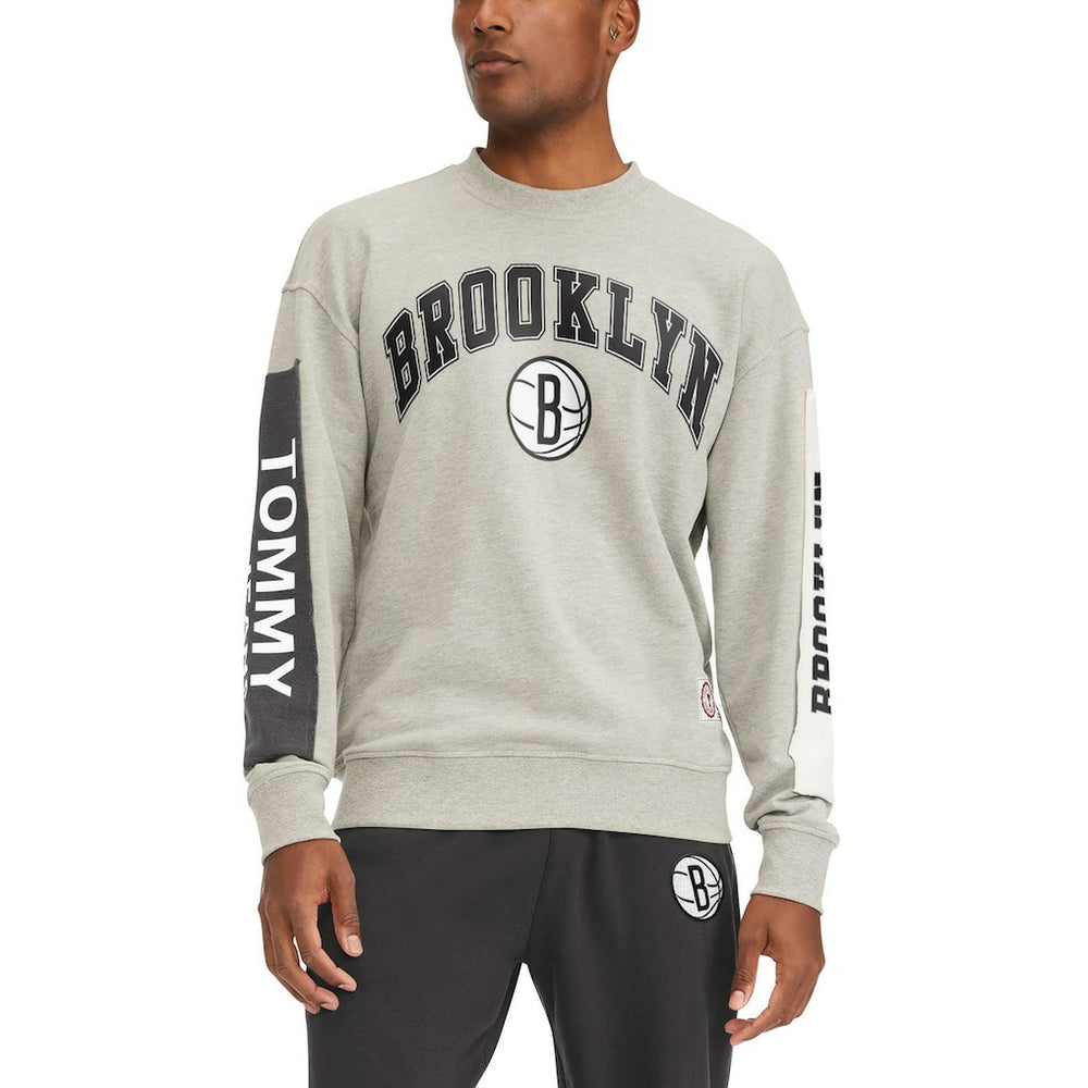 NBA Brooklyn Nets Tommy Jeans James Patch Pullover Sweatshirt