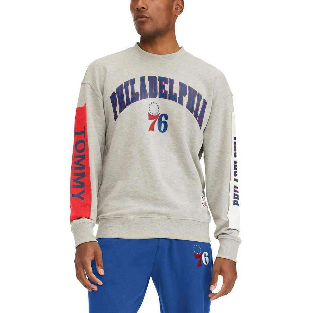 NBA Philadelphia 76ers Tommy Jeans James Patch Pullover Sweatshirt