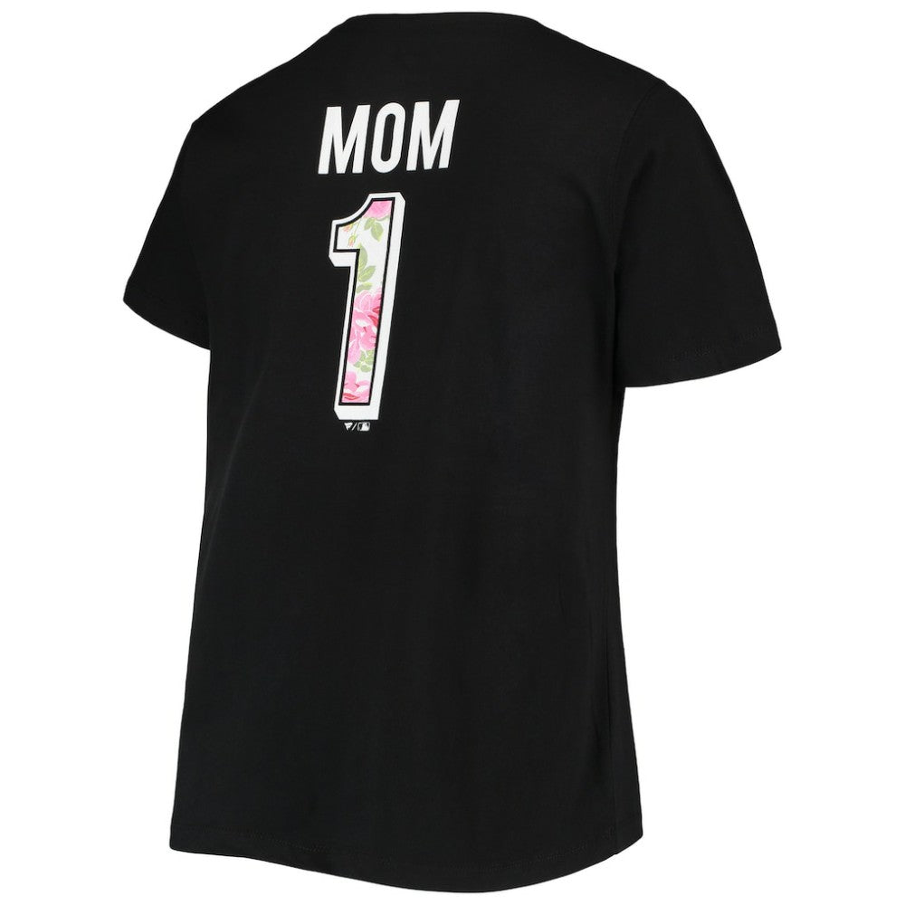 MLB San Francisco Giants Women's Plus Size #1 Mom 2-Hit V-Neck T-Shirt