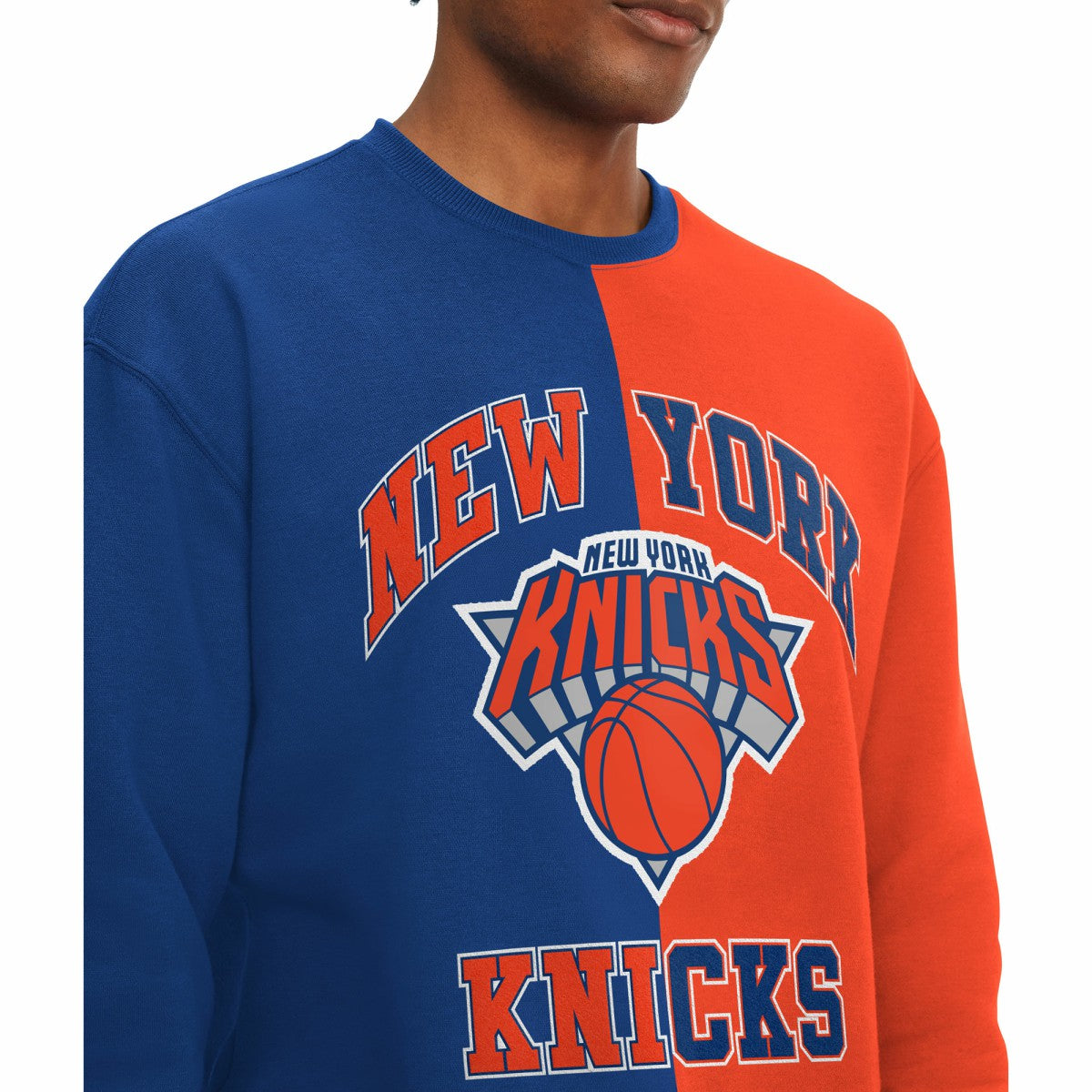 NBA New York Knicks Tommy Jeans Keith Split Pullover Sweatshirt