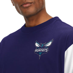 NBA Charlotte Hornets Tommy Jeans Richie Color Block Long Sleeve T-Shirt