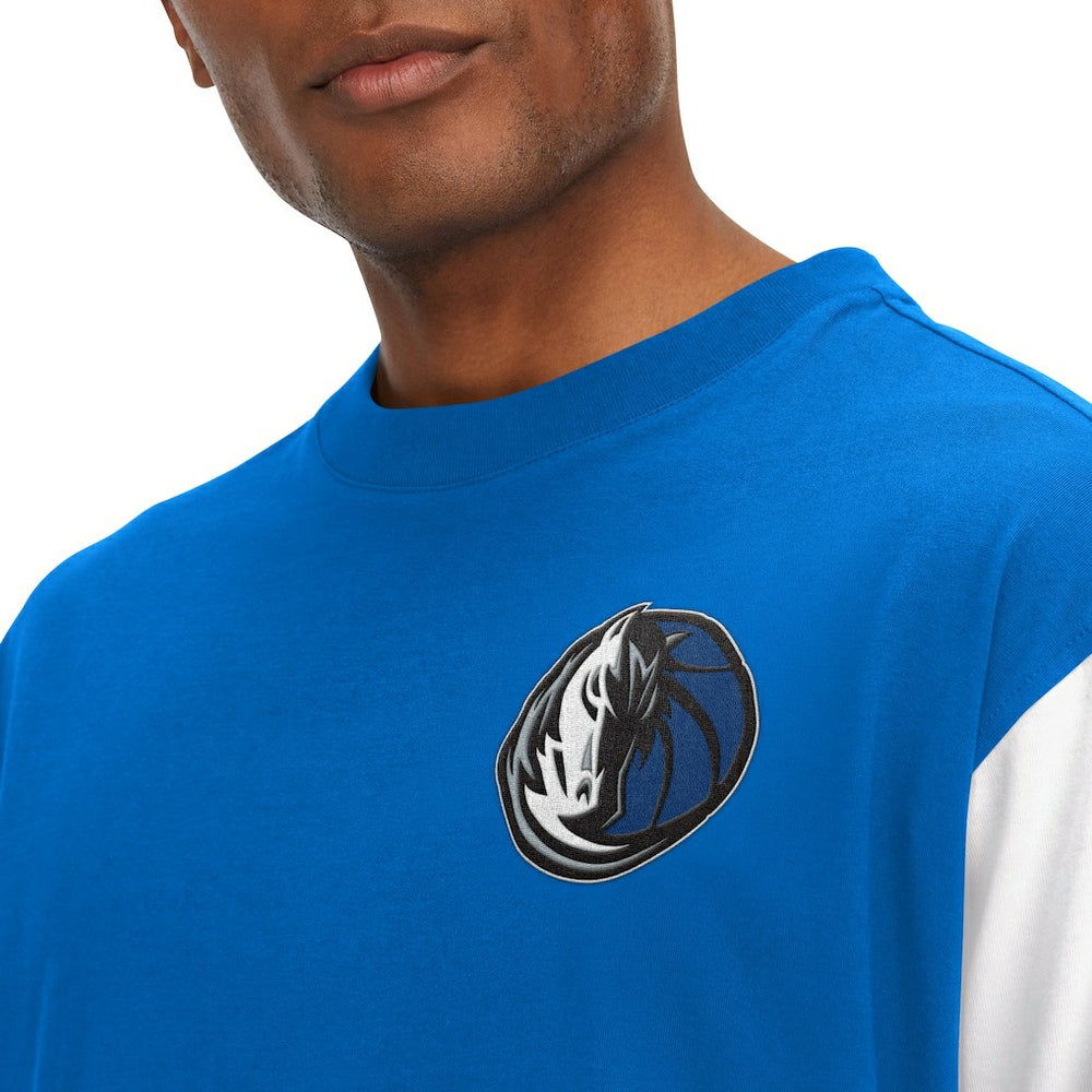 NBA Dallas Mavericks Tommy Jeans Richie Color Block Long Sleeve T-Shirt sale