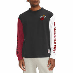 NBA Miami Heat Tommy Jeans Richie Color Block Long Sleeve T-Shirt