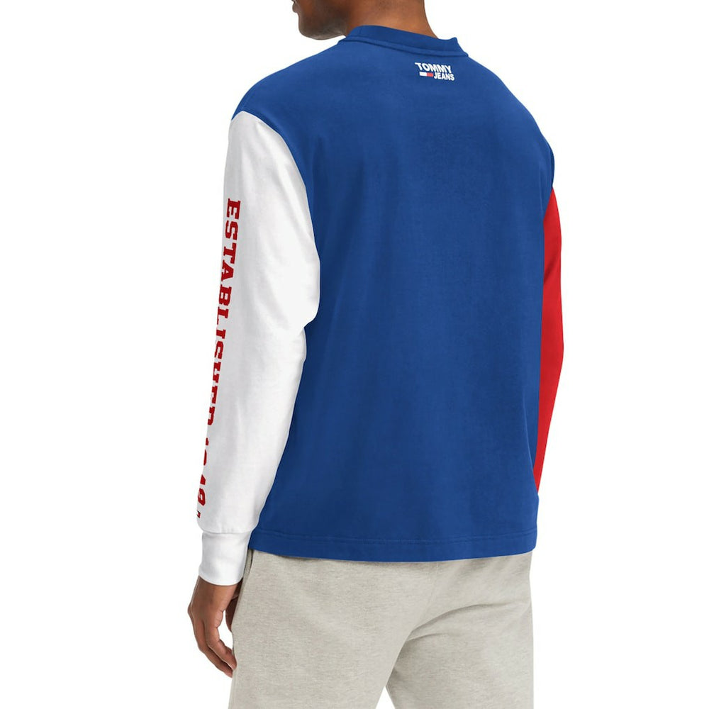 NBA Philadelphia 76ers Tommy Jeans Richie Color Block Long Sleeve T-Shirt