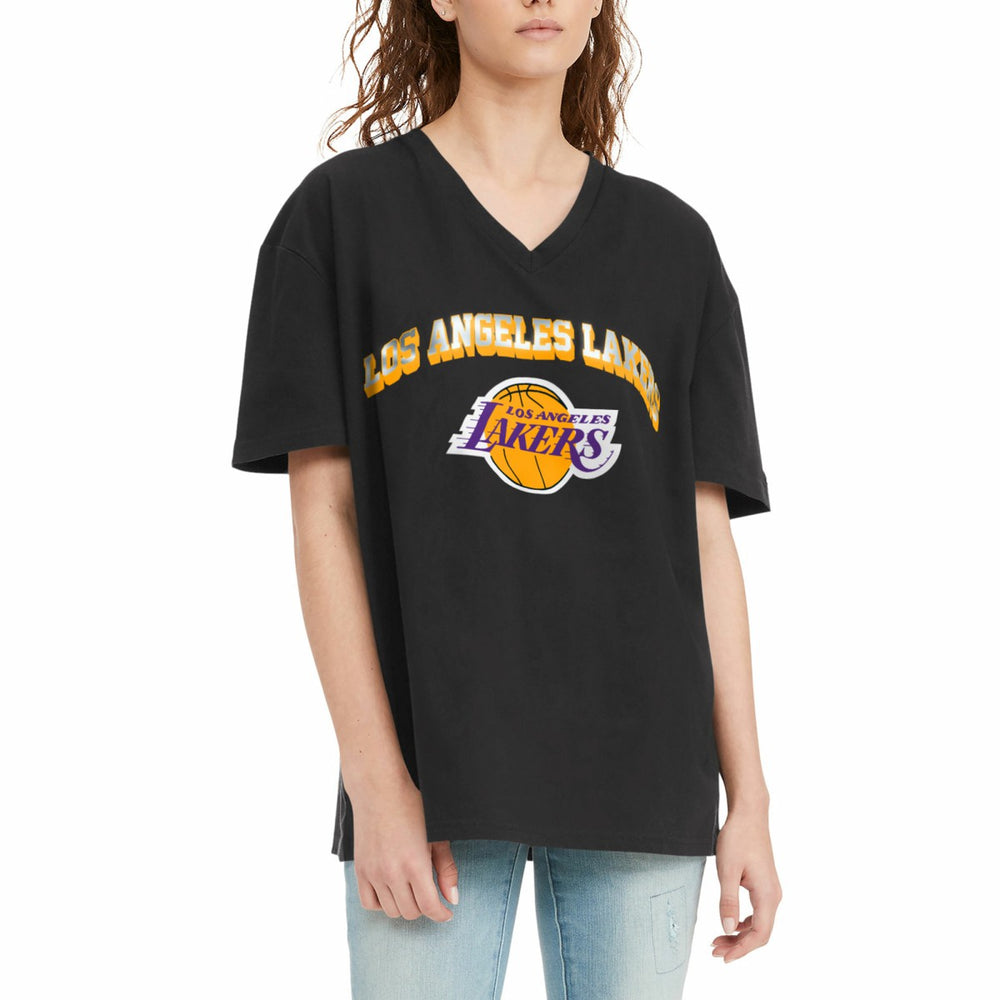 NBA Los Angeles Lakers Tommy Jeans Women's Ashley V-Neck T-Shirt