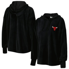 NBA Chicago Bulls Touch Women's End Line Velour Pullover Hoodie sale