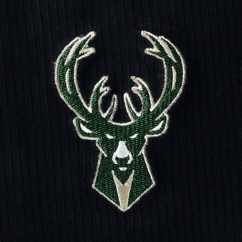 NBA Milwaukee Bucks Touch Women's End Line Velour Pullover Hoodie
