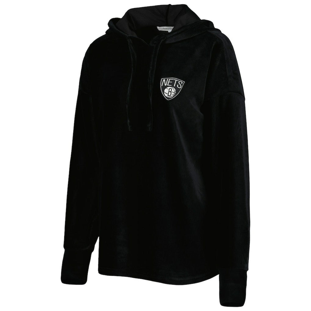 NBA Brooklyn Nets Touch Women's End Line Velour Pullover Hoodie