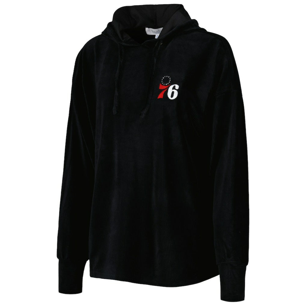 NBA Philadelphia 76ers Touch Women's End Line Velour Pullover Hoodie