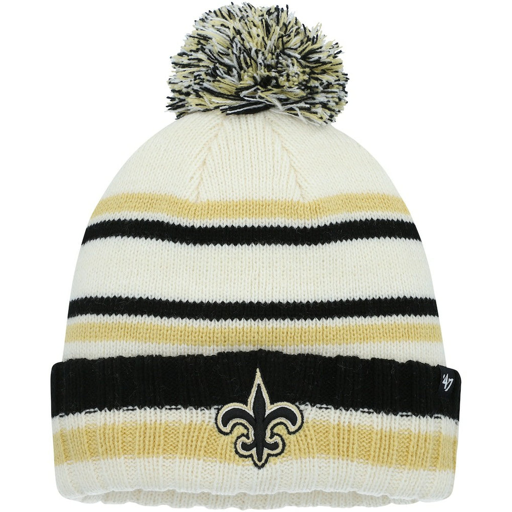 '47 Youth Driftway Cuffed Knit with Pom - New Orleans Saints
