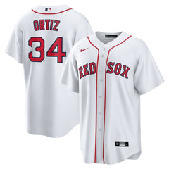 MLB David Ortiz Boston Red Sox Nike Home Replica Player Jersey