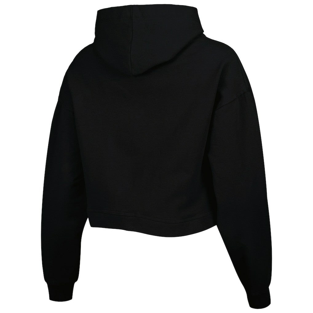 NBA Philadelphia 76ers Lusso Women's Layla World Tour Cropped Pullover Hoodie
