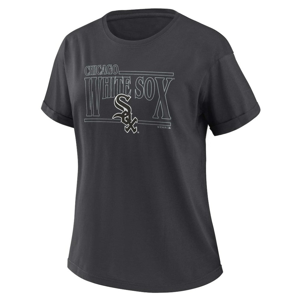 MLB Chicago White Sox WEAR by Erin Andrews Women's Oversized Boyfriend T-Shirt