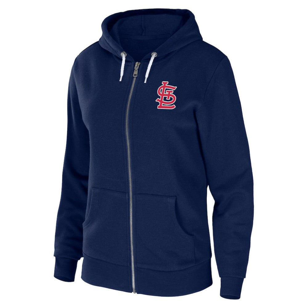 MLB St. Louis Cardinals WEAR by Erin Andrews Women's Sponge Fleece Full-Zip Hoodie