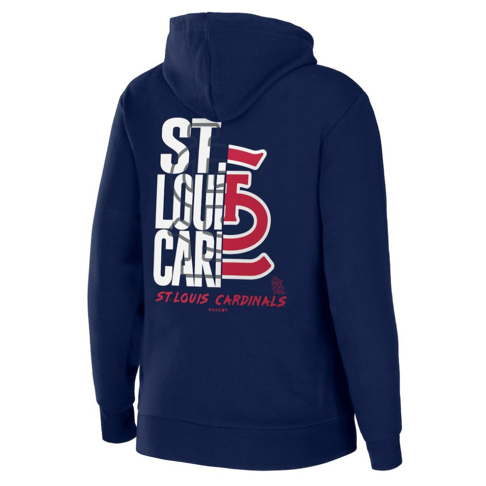 MLB St. Louis Cardinals WEAR by Erin Andrews Women's Sponge Fleece Full-Zip Hoodie