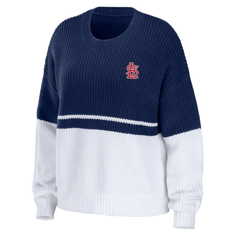 MLB St. Louis Cardinals WEAR by Erin Andrews Women's Chunky Pullover Sweatshirt