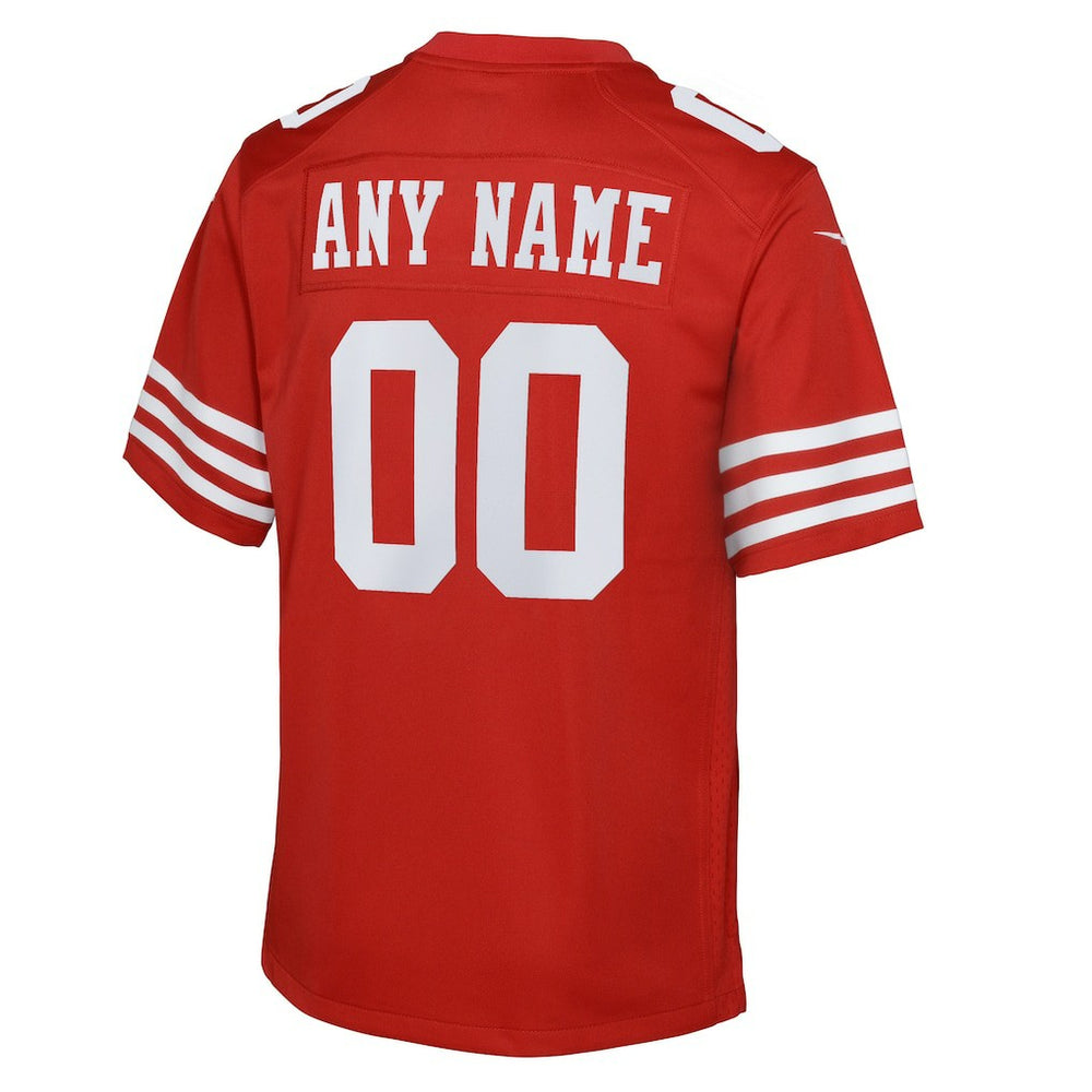 Youth Game Custom Jersey - San Francisco 49ers