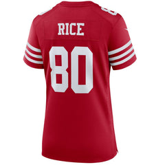 Jerry Rice  Women's Retired Player Game Jersey - San Francisco 49ers