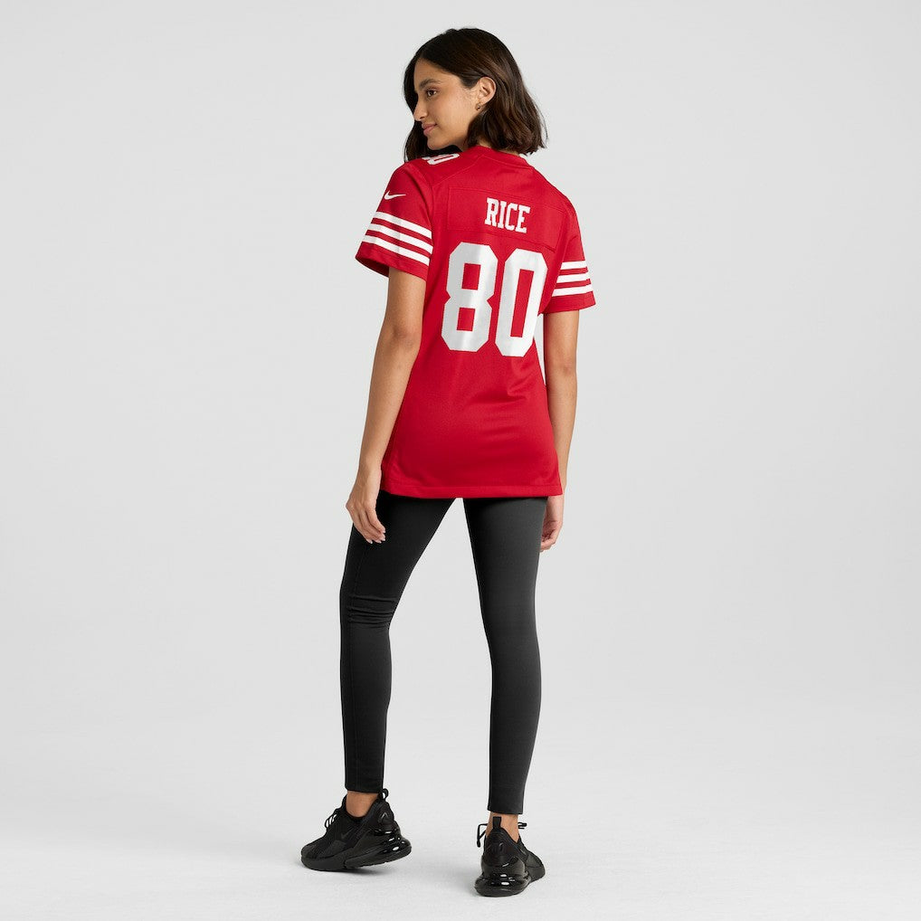 Jerry Rice  Women's Retired Player Game Jersey - San Francisco 49ers