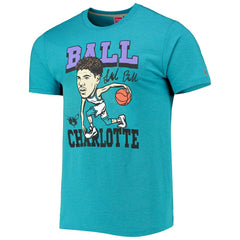 NBA LaMelo Ball Charlotte Hornets Homage Caricature Tri-Blend T-Shirt