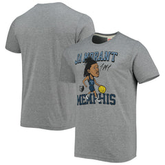NBA Ja Morant Memphis Grizzlies Homage Caricature Tri-Blend T-Shirt