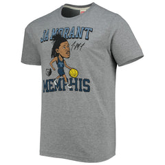 NBA Ja Morant Memphis Grizzlies Homage Caricature Tri-Blend T-Shirt