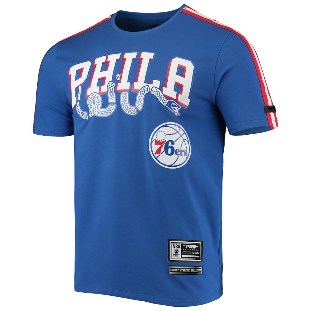 NBA Philadelphia 76ers Pro Standard Men's Mesh Capsule Taping T-Shirt