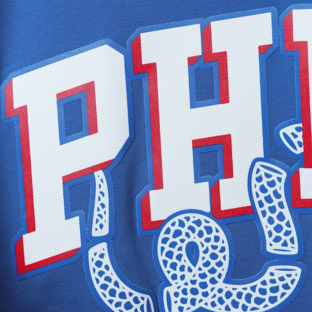 NBA Philadelphia 76ers Pro Standard Men's Mesh Capsule Taping T-Shirt