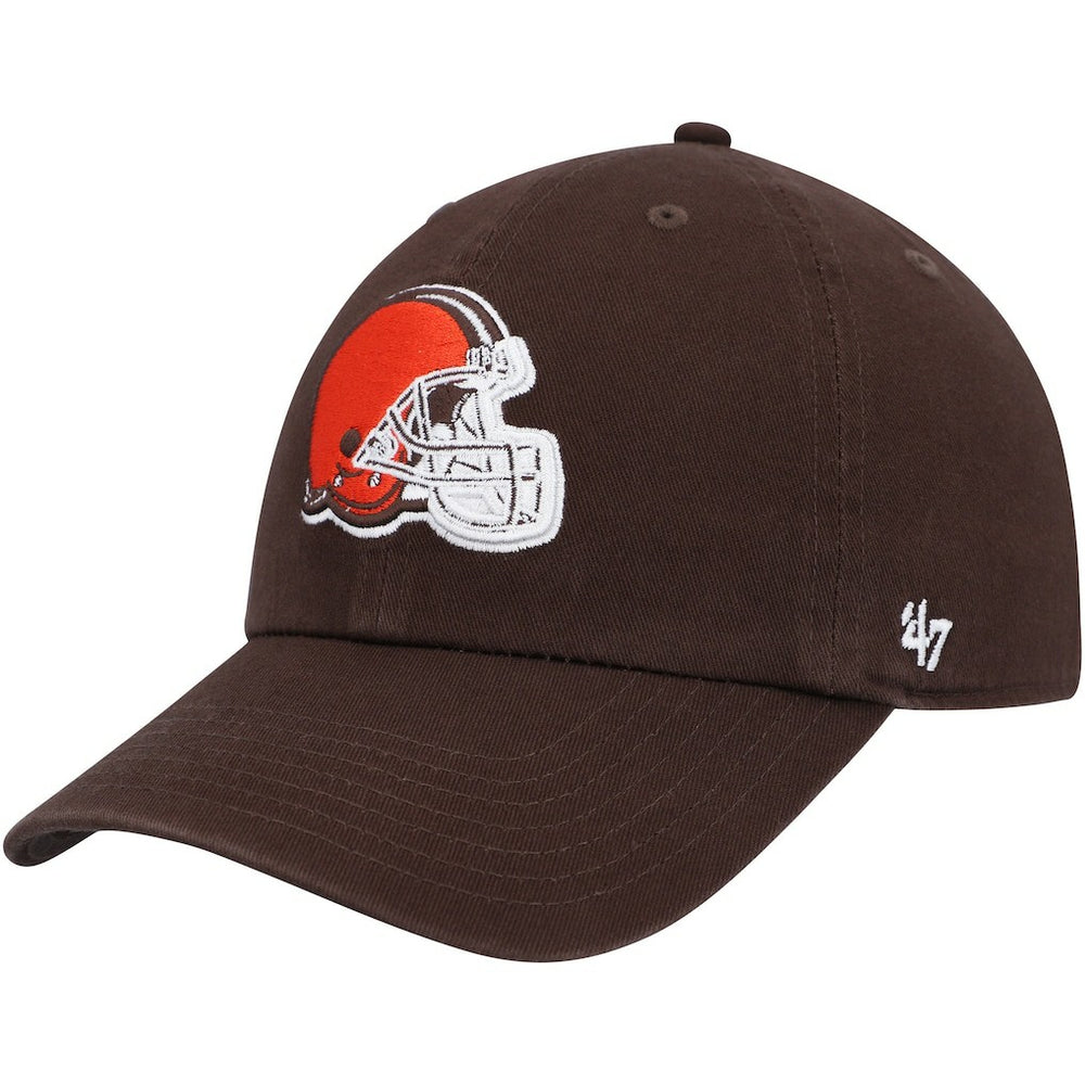 '47 Youth Team Logo Clean Up Adjustable Hat - Cleveland Browns