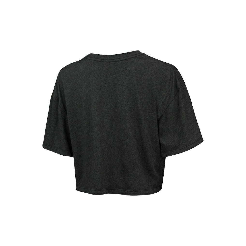 NBA Brooklyn Nets Majestic Threads Women's Bank Shot Cropped T-Shirt