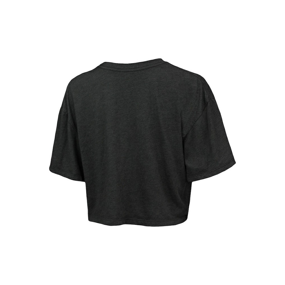 NBA Brooklyn Nets Majestic Threads Women's Bank Shot Cropped T-Shirt