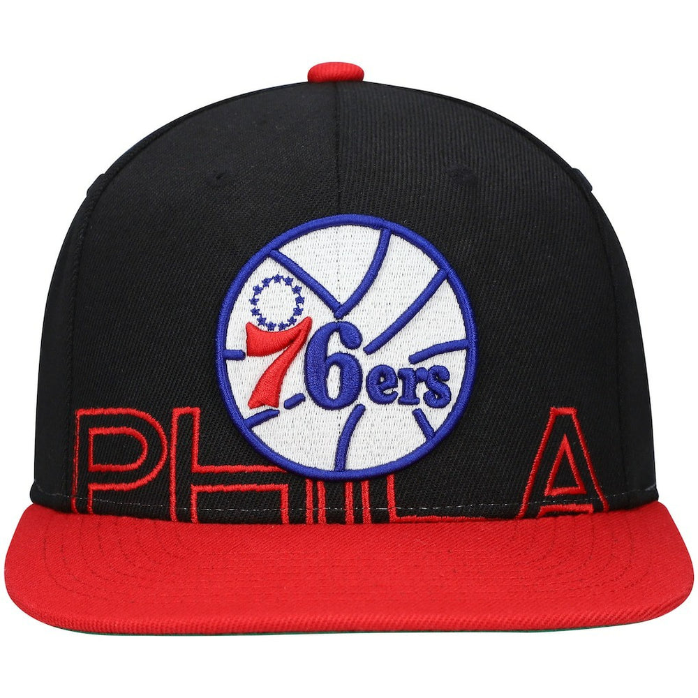 NBA Philadelphia 76ers Hardwood Classics Low Big Face Snapback Hat