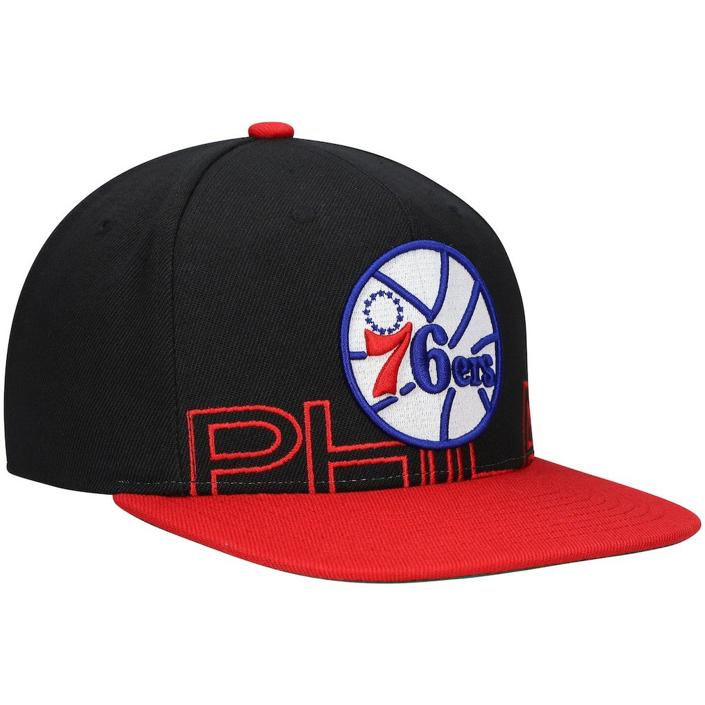 NBA Philadelphia 76ers Hardwood Classics Low Big Face Snapback Hat