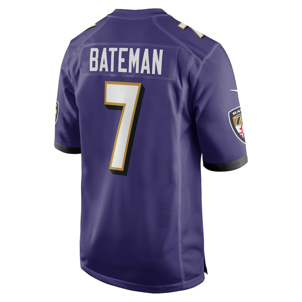 Rashod Bateman  Game Player Jersey - Baltimore Ravens