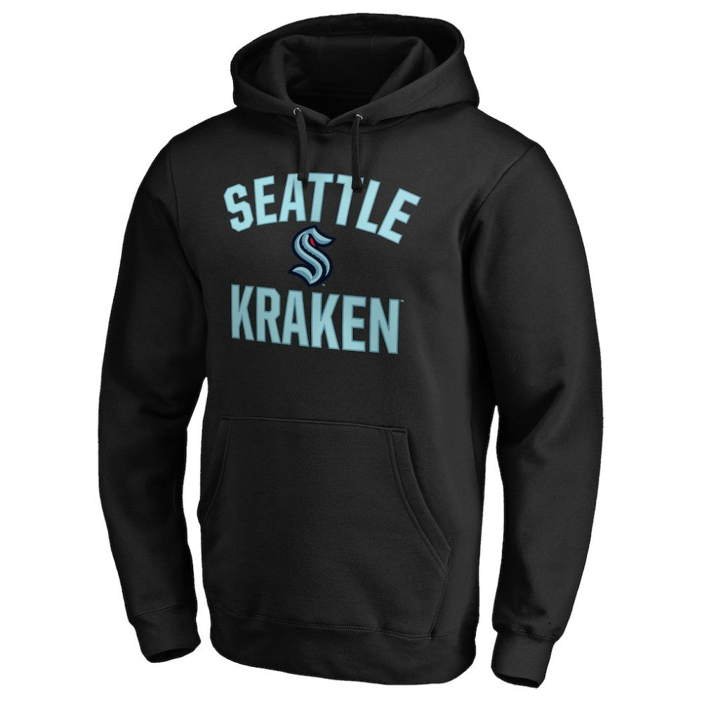 NHL Black Seattle Kraken Fanatics Big & Tall Victory Arch Pullover Hoodie