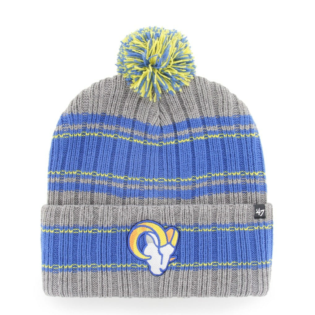 '47 Rexford Cuffed Knit Hat with Pom - Los Angeles Rams