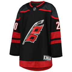 NHL Black Sebastian Aho Carolina Hurricanes Youth Home Premier Player Jersey