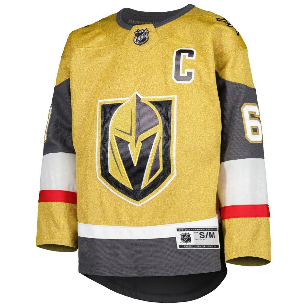NHL Gold Mark Stone Vegas Golden Knights Youth Home Captain Patch Premier Player Jersey