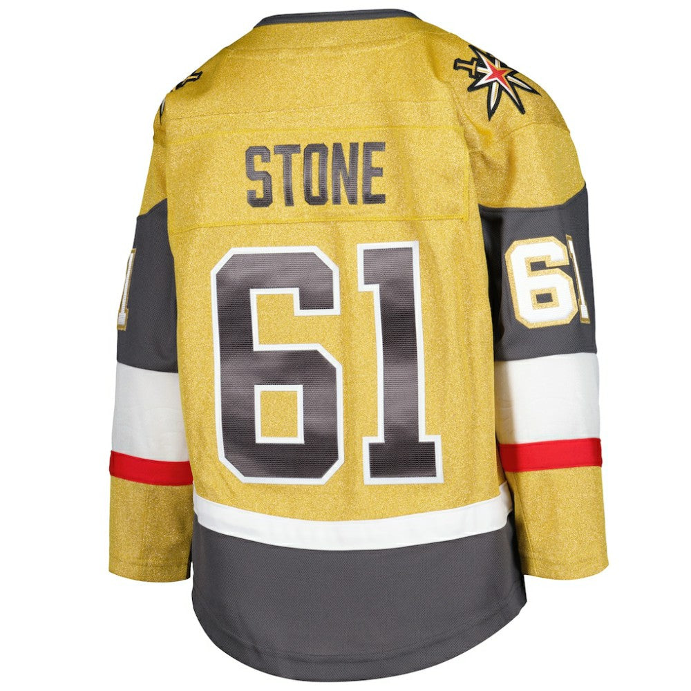 NHL Gold Mark Stone Vegas Golden Knights Youth Home Captain Patch Premier Player Jersey