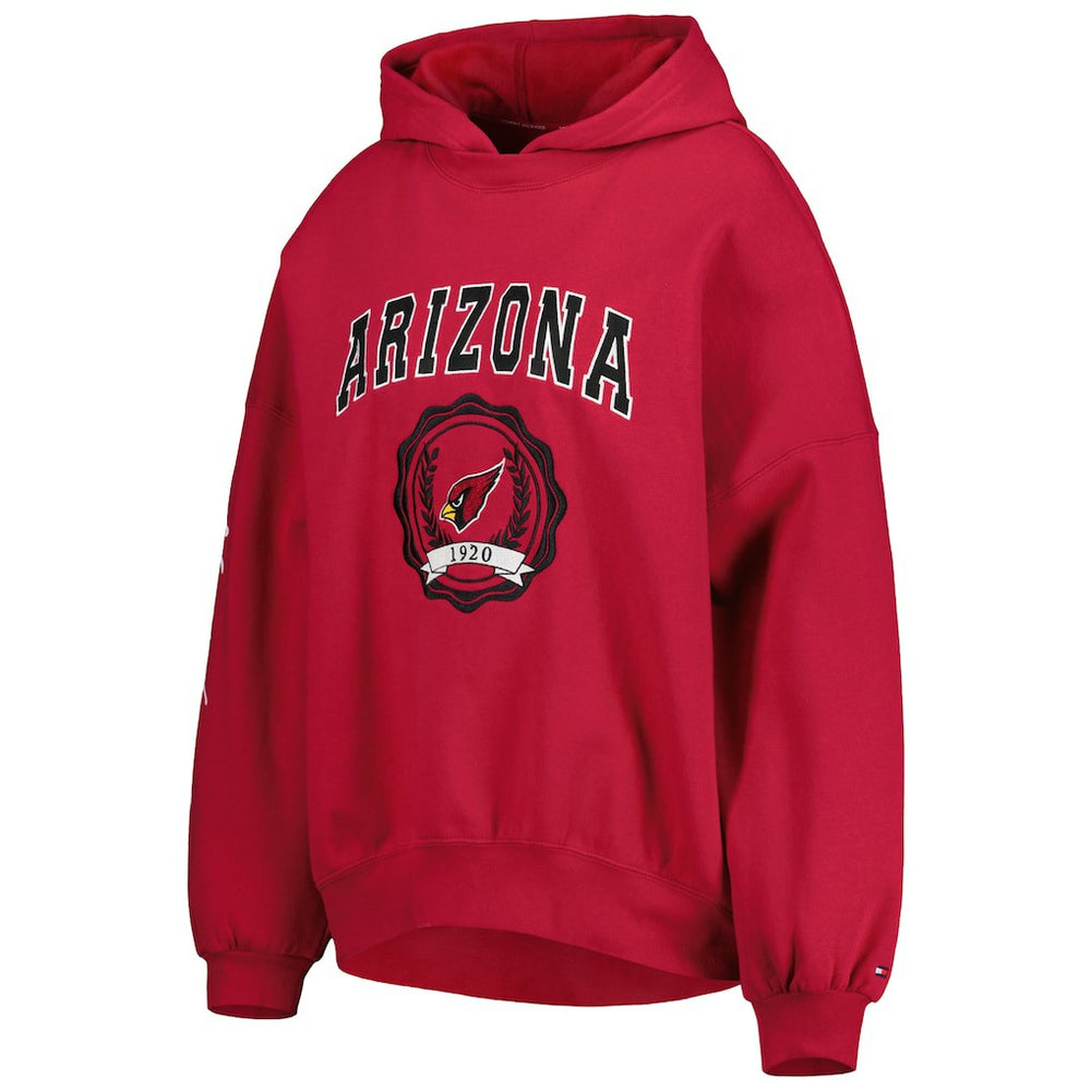 Tommy Hilfiger Women's Becca Drop Shoulder Pullover Hoodie - Arizona Cardinals