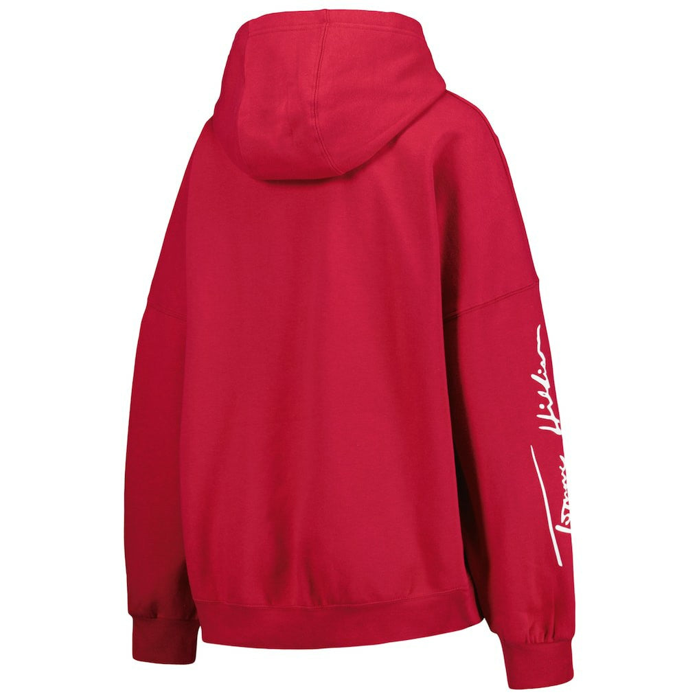 Tommy Hilfiger Women's Becca Drop Shoulder Pullover Hoodie - Arizona Cardinals