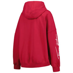 Tommy Hilfiger Women's Becca Drop Shoulder Pullover Hoodie - Arizona Cardinals